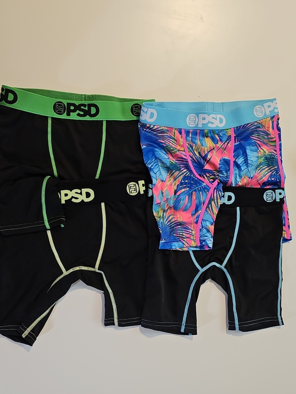 PSD Youth Small Bundle of Boxer Briefs Contains 4 Pairs